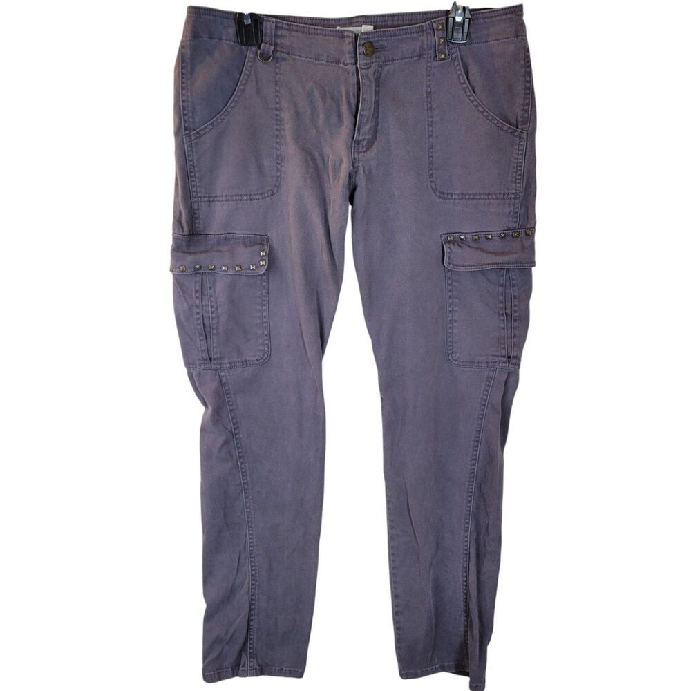 Dream Out Loud Selena Gomez Womens Size 11 Gray Solid Cargo Pants